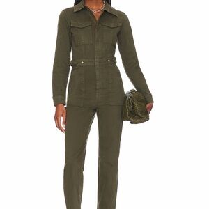 Good American Olive Jumpsuit NWT